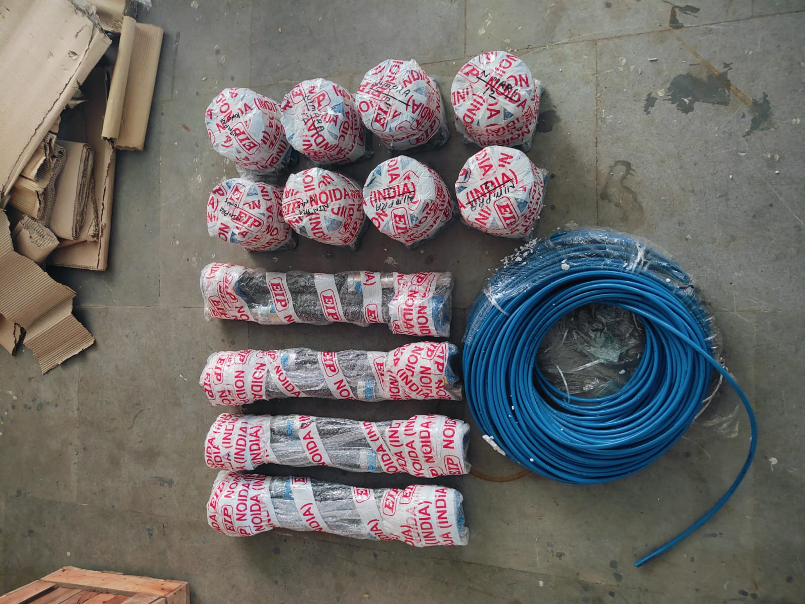 Hopper level sensor set